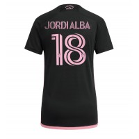 Inter Miami Jordi Alba #18 Udebanetrøje Dame 2024-25 Kortærmet